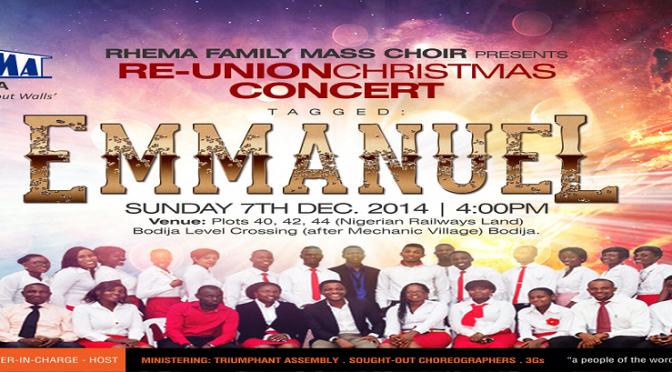 Re-Union Christmas Concert Rhema Family Mass Choir